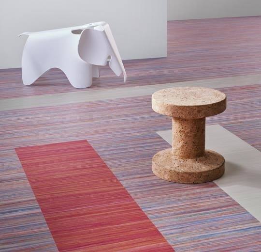 Marmoleum Striato Färg - Röda Rosor