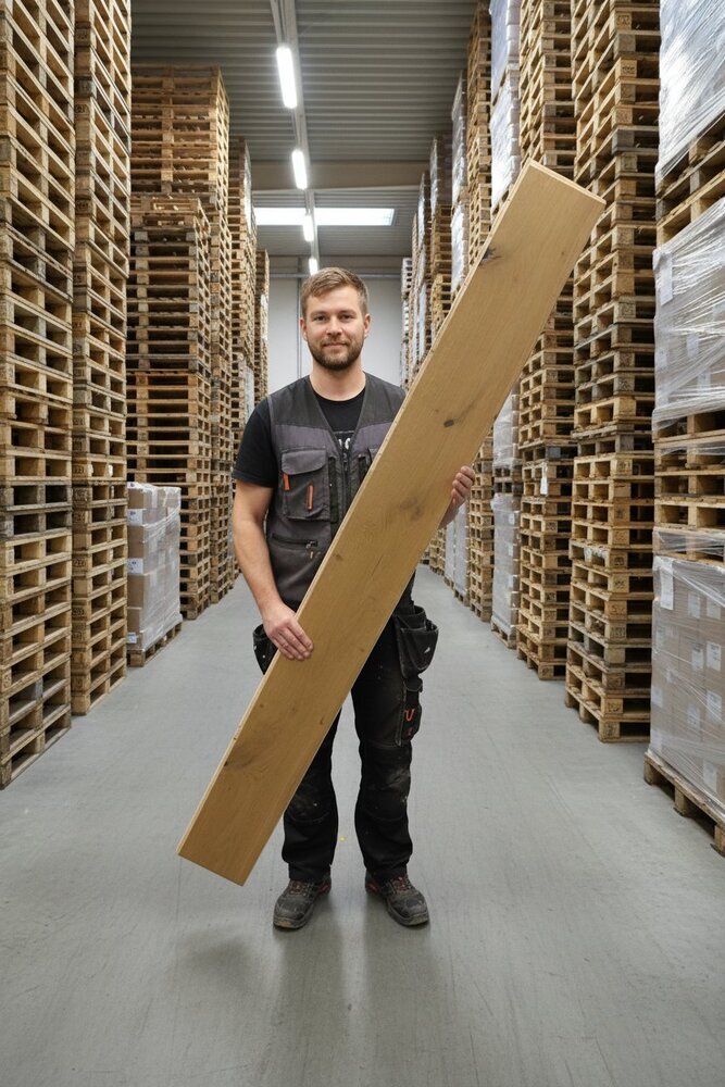 Solidfloor Trägolv Ek Savannah Rökt - RESTPARTI